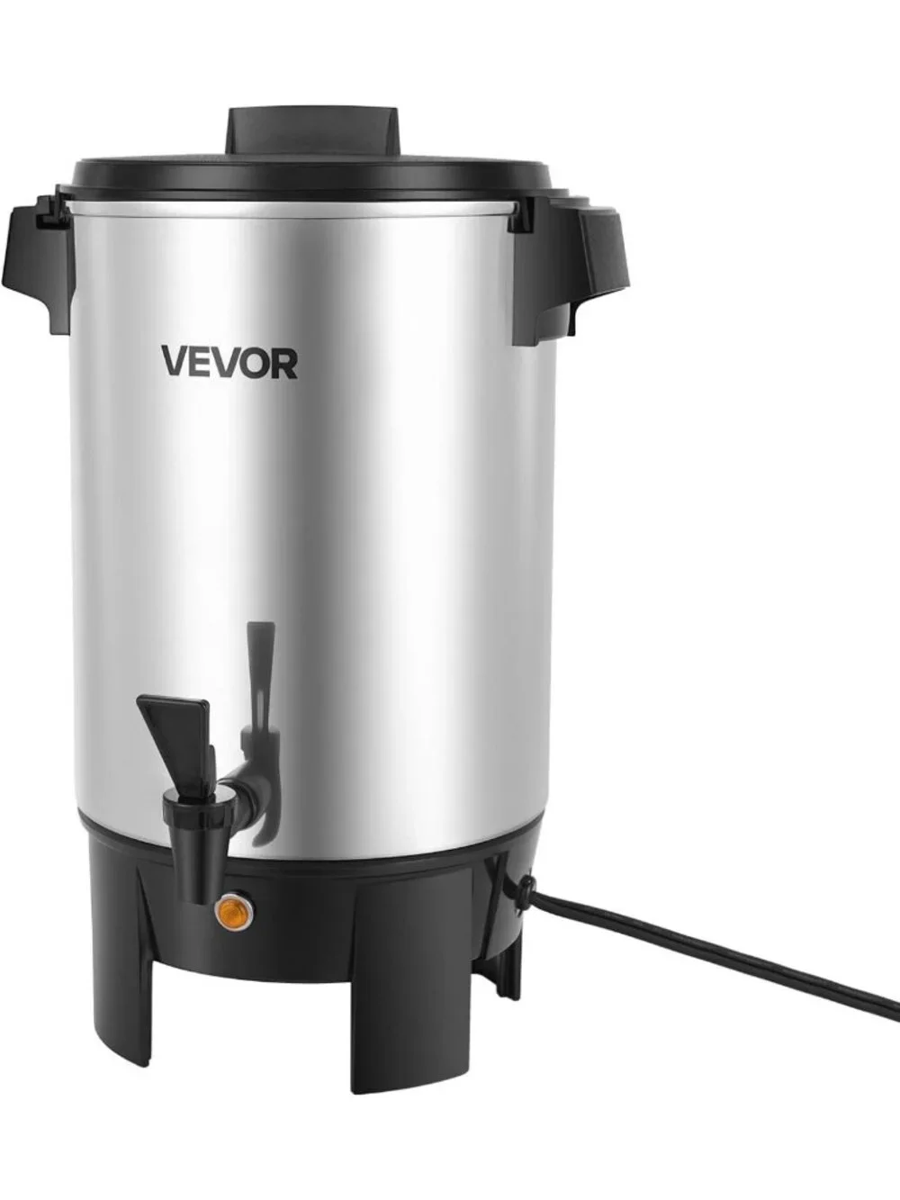 30-Cup Commercial Coffee Urn, 4.8 Qt Hot Beverage Dispenser, Fast Brewing